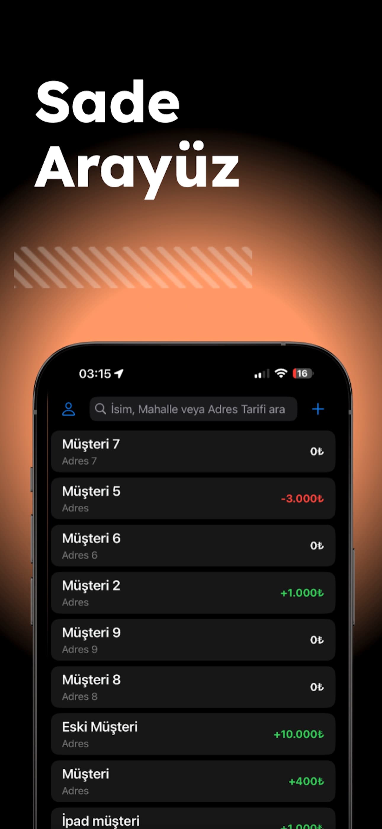 Alacak Takip Mobil Ekran 8